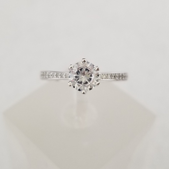 Sterling 1.25ct TW Solitaire - Picture 2 of 8